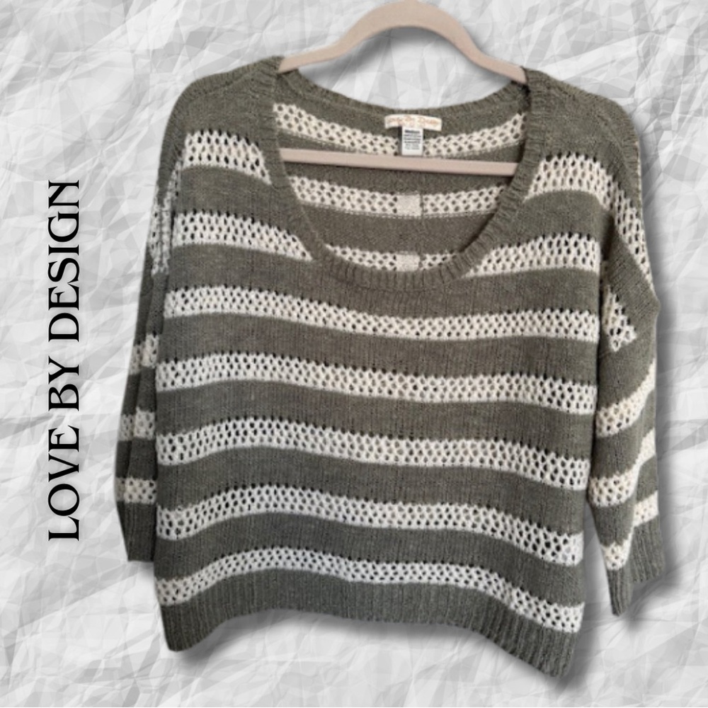 {Love By Design} COTTON Crew Neck Sweater